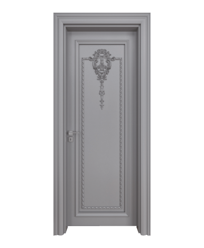 BY-5020V Porte intérieure Laqué Vitrée